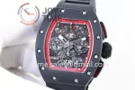 Richard Mille RM011 KVF 1:1 Best Edition Ceramic Case Rubber Strap A7750