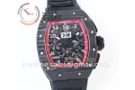 Richard Mille RM011 KVF 1:1 Best Edition Carbon Case Rubber Strap A7750