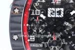 Richard Mille RM011 KVF 1:1 Best Edition Carbon Case Rubber Strap A7750