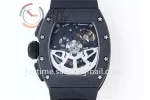 Richard Mille RM011 KVF 1:1 Best Edition Carbon Case Rubber Strap A7750