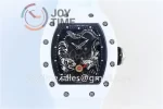 Richard Mille RM051 KVF 1:1 Best Edition Ceramic Case Rubber Strap Miyota8215