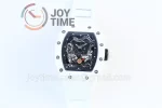 Richard Mille RM051 KVF 1:1 Best Edition Ceramic Case Rubber Strap Miyota8215