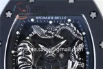 Richard Mille RM051 KVF 1:1 Best Edition Ceramic Case Rubber Strap Miyota8215