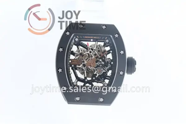 Richard Mille RM035 KVF 1:1 Best Edition Ceramic Case Rubber Strap Miyota8215