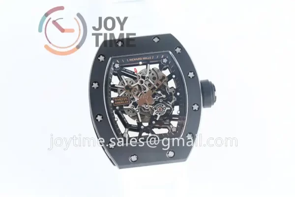 Richard Mille RM035 KVF 1:1 Best Edition Ceramic Case Rubber Strap Miyota8215