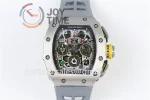 Richard Mille RM011 KVF 1:1 Best Edition SS Case Rubber Strap A7750 （6 colors）