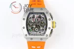 Richard Mille RM011 KVF 1:1 Best Edition SS Case Rubber Strap A7750 （6 colors）