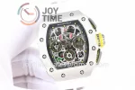 Richard Mille RM011 KVF 1:1 Best Edition SS Case Rubber Strap A7750 （6 colors）