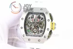 Richard Mille RM011 KVF 1:1 Best Edition SS Case Rubber Strap A7750 （6 colors）