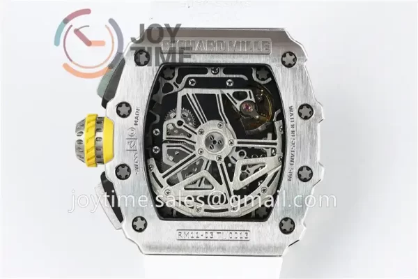 Richard Mille RM011 KVF 1:1 Best Edition SS Case Rubber Strap A7750 （6 colors）