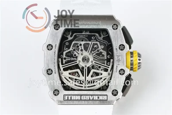 Richard Mille RM011 KVF 1:1 Best Edition SS Case Rubber Strap A7750 （6 colors）