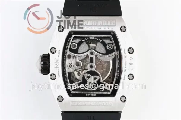 Richard Mille RM023 KVF 1:1 Best Edition Diamond Case Rubber Strap Miyota8215