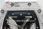 Richard Mille RM023 KVF 1:1 Best Edition Diamond Case Rubber Strap Miyota8215