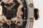 Richard Mille RM051 KVF 1:1 Best Edition RG/Diamond Case Rubber Strap Miyota8215