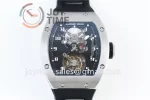 Richard Mille RM001 JBF 1:1 Best Edition SS Case Rubber Strap Tourbillon