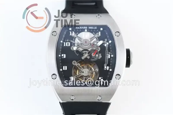 Richard Mille RM001 JBF 1:1 Best Edition SS Case Rubber Strap Tourbillon