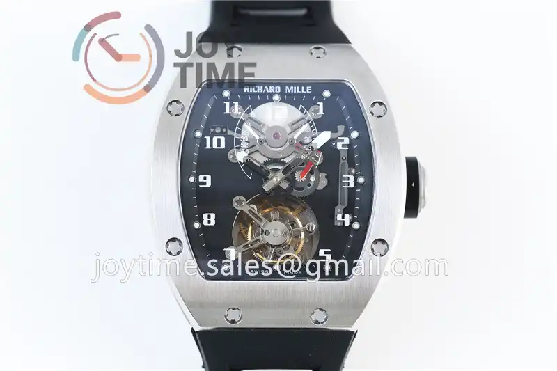 Richard Mille RM001 JBF 1:1 Best Edition SS Case Rubber Strap Tourbillon