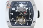 Richard Mille RM001 JBF 1:1 Best Edition SS Case Rubber Strap Tourbillon