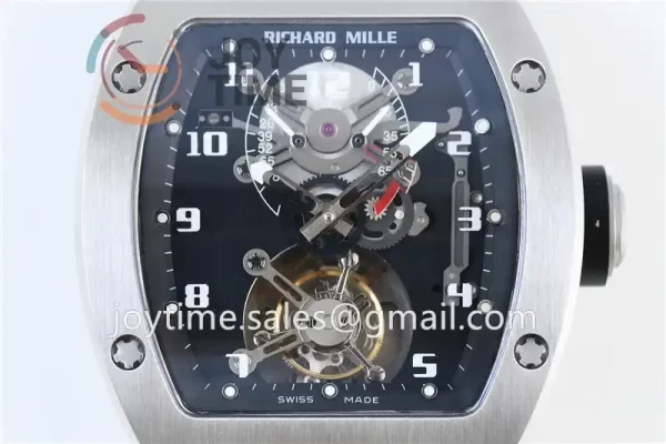 Richard Mille RM001 JBF 1:1 Best Edition SS Case Rubber Strap Tourbillon