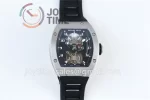 Richard Mille RM001 JBF 1:1 Best Edition SS Case Rubber Strap Tourbillon