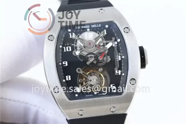 Richard Mille RM001 JBF 1:1 Best Edition SS Case Rubber Strap Tourbillon