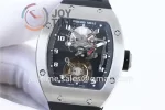 Richard Mille RM001 JBF 1:1 Best Edition SS Case Rubber Strap Tourbillon