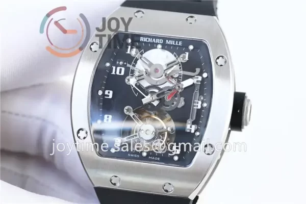 Richard Mille RM001 JBF 1:1 Best Edition SS Case Rubber Strap Tourbillon