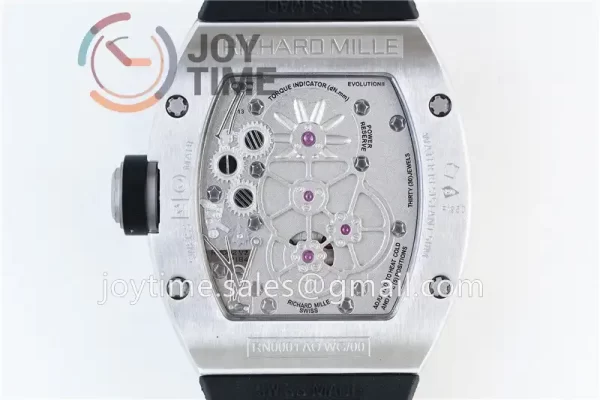 Richard Mille RM001 JBF 1:1 Best Edition SS Case Rubber Strap Tourbillon