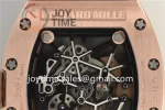 Richard Mille RM035 KVF 1:1 Best Edition RG/Diamond Case Rubber Strap Miyota8215