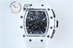 Richard Mille RM011 KVF 1:1 Best Edition Ceramic Case Rubber Strap A7750