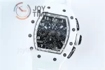 Richard Mille RM011 KVF 1:1 Best Edition Ceramic Case Rubber Strap A7750