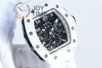 Richard Mille RM011 KVF 1:1 Best Edition Ceramic Case Rubber Strap A7750