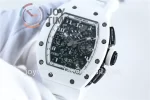 Richard Mille RM011 KVF 1:1 Best Edition Ceramic Case Rubber Strap A7750