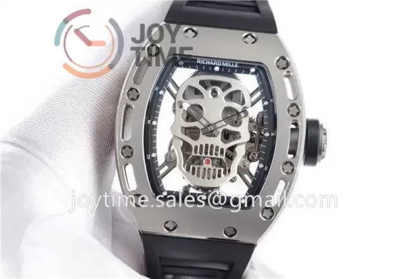 Richard Mille RM052 EUR 1:1 Best Edition Titanium Case Rubber Strap Tourbillon