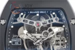 Richard Mille RM027 EUR 1:1 Best Edition PVD Titanium Case Rubber Strap Tourbillon