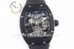 Richard Mille RM027 EUR 1:1 Best Edition PVD Titanium Case Rubber Strap Tourbillon