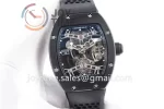 Richard Mille RM027 EUR 1:1 Best Edition PVD Titanium Case Rubber Strap Tourbillon