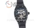 Richard Mille RM027 EUR 1:1 Best Edition PVD Titanium Case Rubber Strap Tourbillon