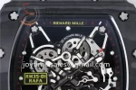 Richard Mille RM035 KVF 1:1 Best Edition Carbon Case Rubber Strap Miyota8215