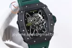 Richard Mille RM035 KVF 1:1 Best Edition Carbon Case Rubber Strap Miyota8215