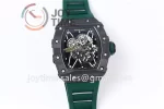 Richard Mille RM035 KVF 1:1 Best Edition Carbon Case Rubber Strap Miyota8215