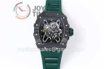 Richard Mille RM035 KVF 1:1 Best Edition Carbon Case Rubber Strap Miyota8215