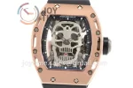 Richard Mille RM052 EUR 1:1 Best Edition RG Case Rubber Strap Tourbillon