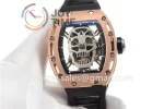 Richard Mille RM052 EUR 1:1 Best Edition RG Case Rubber Strap Tourbillon