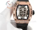 Richard Mille RM052 EUR 1:1 Best Edition RG Case Rubber Strap Tourbillon