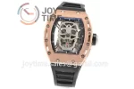 Richard Mille RM052 EUR 1:1 Best Edition RG Case Rubber Strap Tourbillon