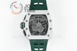 Richard Mille RM011 KVF 1:1 Best Edition Ceramic Case Rubber Strap A7750