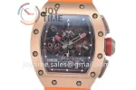 Richard Mille RM011 KVF 1:1 Best Edition RG Case Rubber Strap A7750