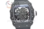 Richard Mille RM035 KVF 1:1 Best Edition Carbon Case Rubber Strap Miyota8215  V3