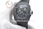 Richard Mille RM035 KVF 1:1 Best Edition Carbon Case Rubber Strap Miyota8215  V3